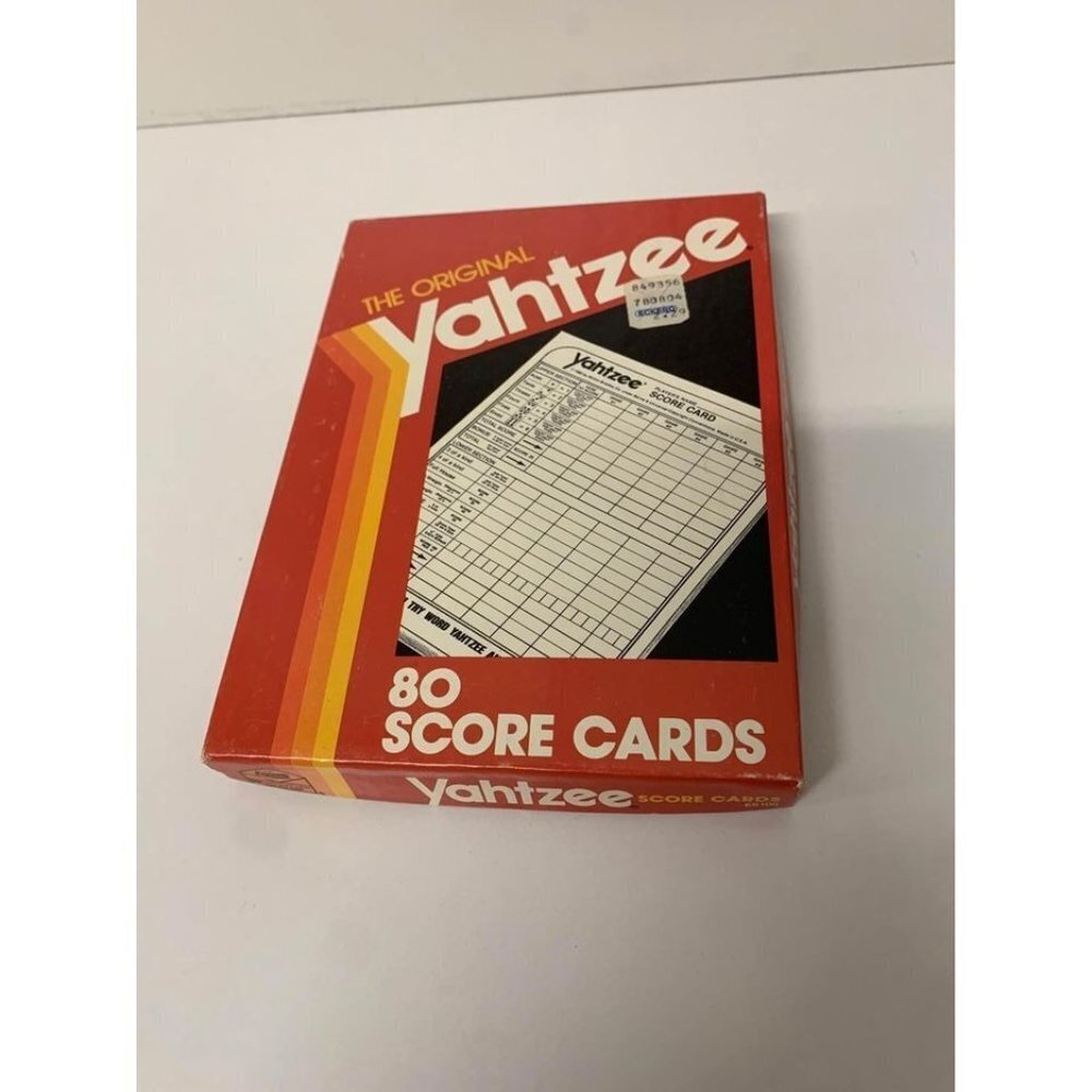 Vintage Yahtzee Score Cards